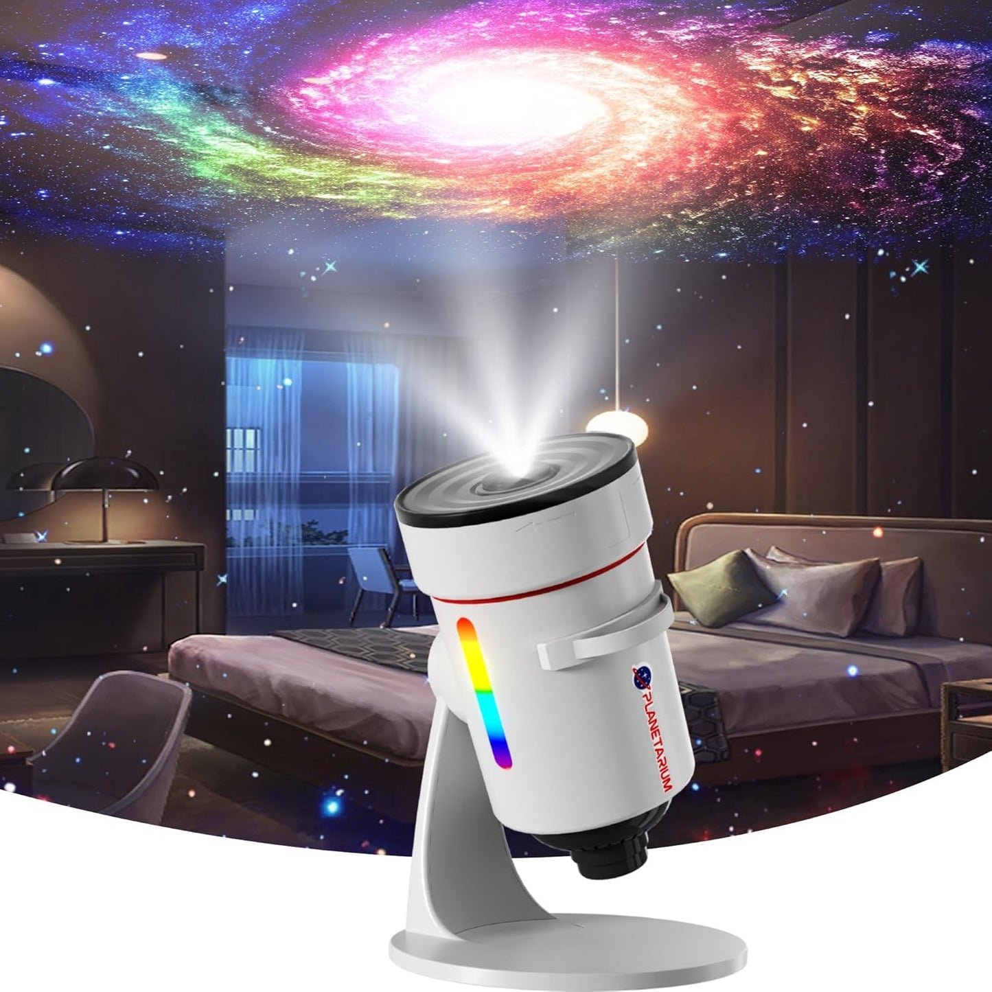 360° Galaxy Star Projector Lamp